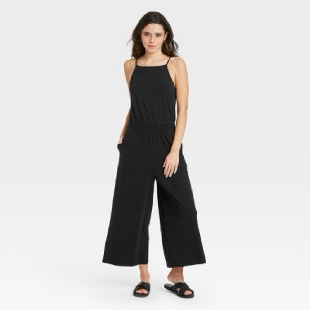 A New Day Women’s Sleeveless Smocked Waist Jumpsuit
